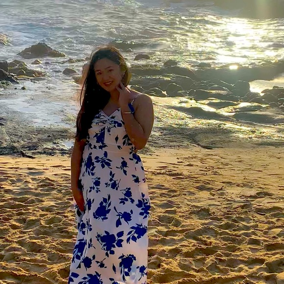 💕Print Tie Back Cami Dress 💕 - Picture 3 of 3